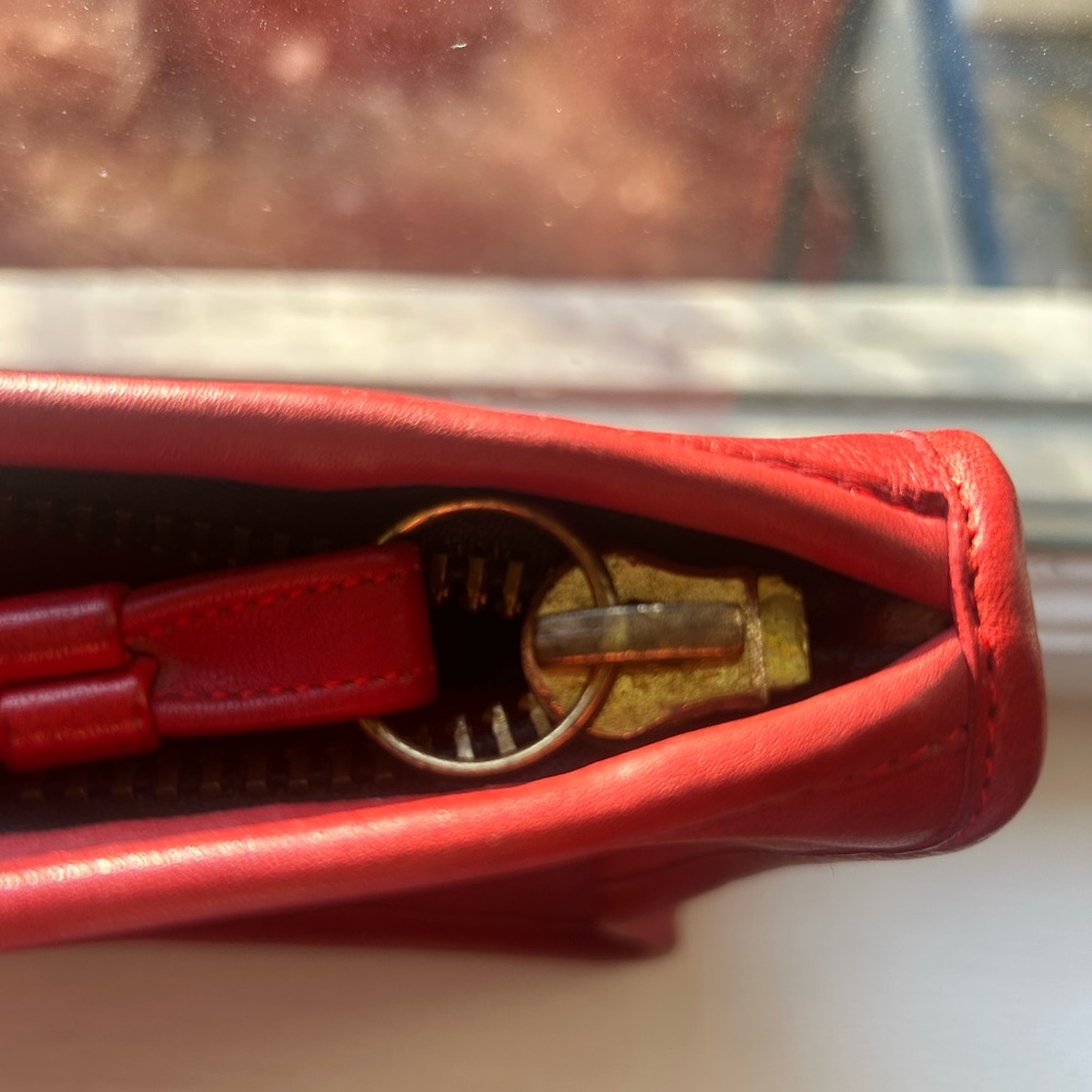 COACH Red Vintage Basic Bag - Picture 8 of 15